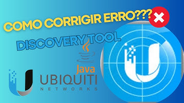 Corrigir Erro Ubiquiti Discovery Tool Java