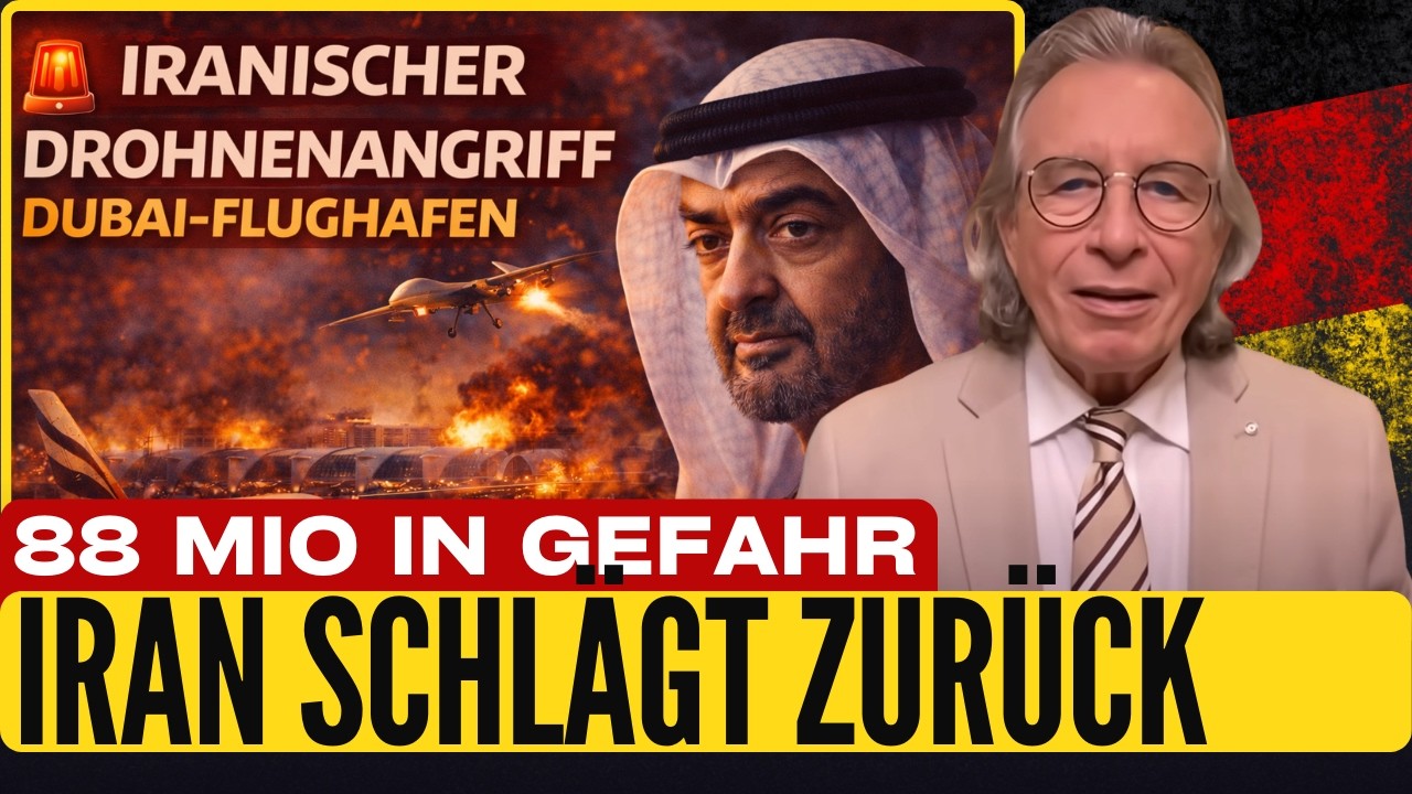 Dubai Airport GETROFFEN – Iran zeigt seine Schlagkraft (88 Mio Passagiere betroffen)