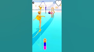 On Ice Skate Dance Girl Run #8 #shorts #viral #games