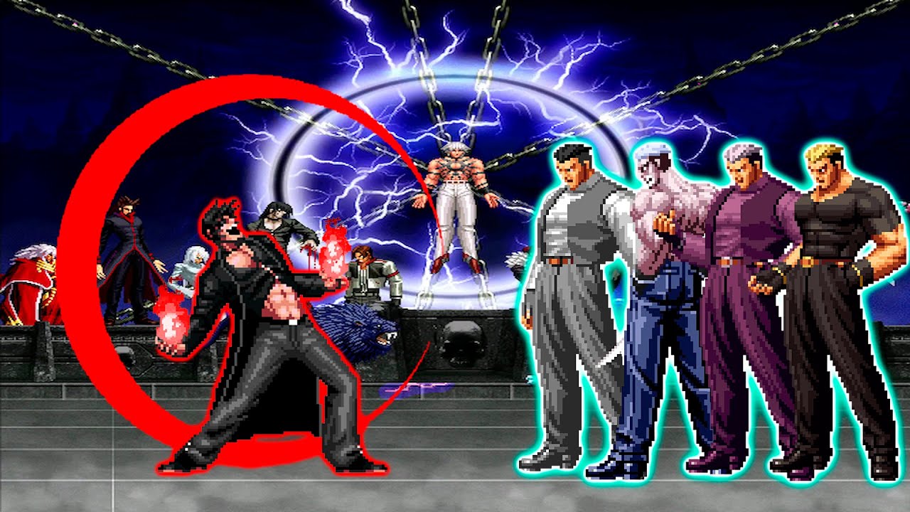 [KOF Mugen] Iori Yagami FEN vs Ryuji Yamazaki Team