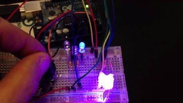 Arduino: rotary encoder setting RGB LED color
