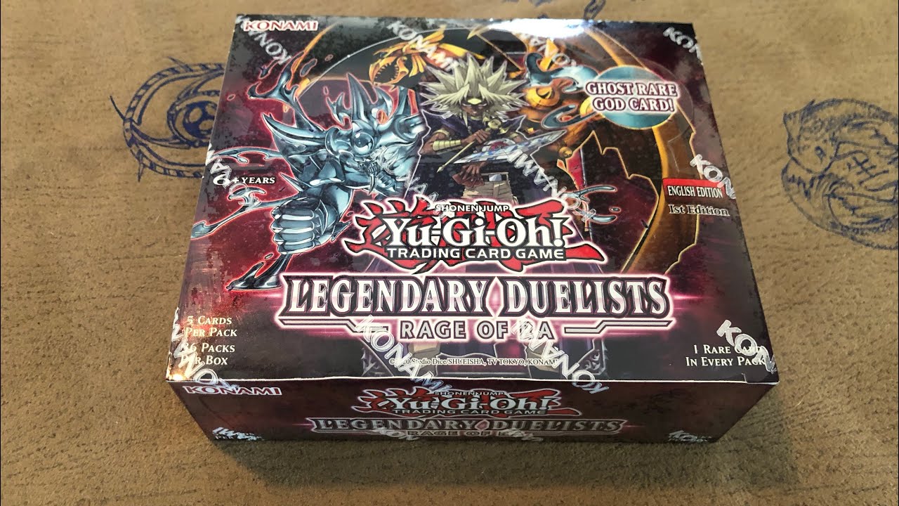 legendary duelists rage of ra booster box 1st edition Amazon.com: Konami Legendary Duelists: Rage of Ra Booster Box 1st Edition  (36 Packs) : Toys & Games main image 1