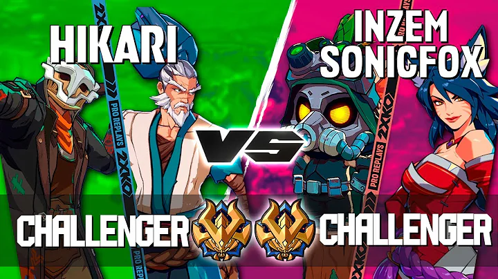 2XKO ▰ HIKARI (Yasuo-Ekko) vs INZEM - SONICFOX (Teemo-Ahri) ▰ 2XKO Pro level replays