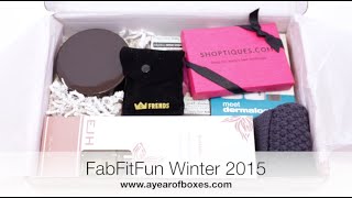 FabFitFun Unboxing Winter 2015
