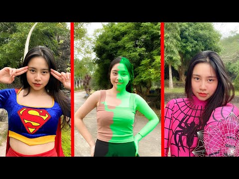 She Hulk , Spidergirl, Supergirl With All Superheroes Transformations  - Fun Hulk