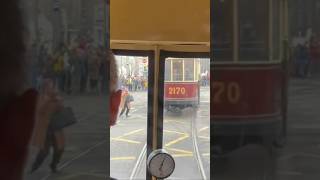 Едем на ретро-трамвае КТМ-1 #ретро #ссср #трамваи
