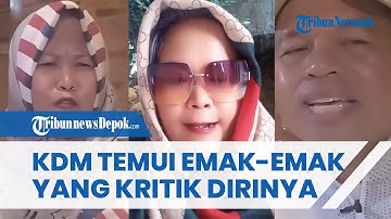 GARANG DI MEDSOS Kritik Dedi Mulyadi, Kini Emak emak Cengengesan Ketemu KDM, Setuju Donasi Rp 1.000