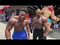 On Muscle Beach With  my big bro @Kali Muscle