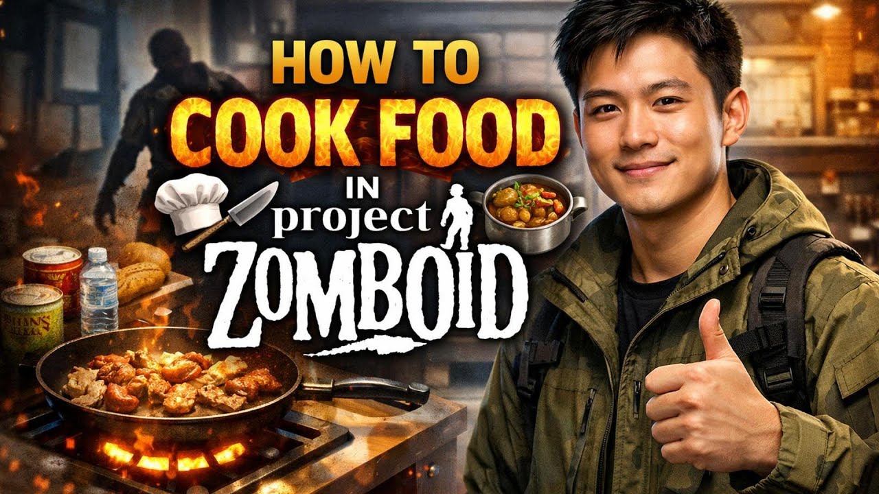 How to COOK FOOD in Project Zomboid (Step by Step) - YouTube
