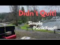 Simple Outdoor Picnic in the Rain | Deep Cove BC