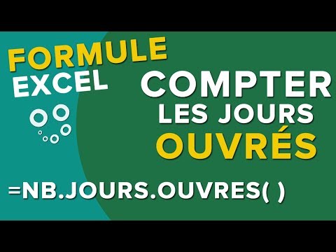 Vidéo: Combien De Jours Ouvrés En