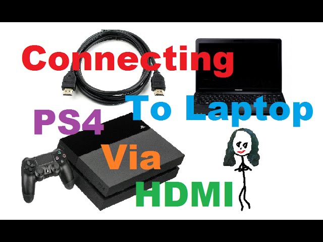 Connect PS4 to a Laptop or Mac - YouTube