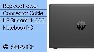 Replace the Power Connector Cable | HP Stream 11-r000 Notebook PC | HP