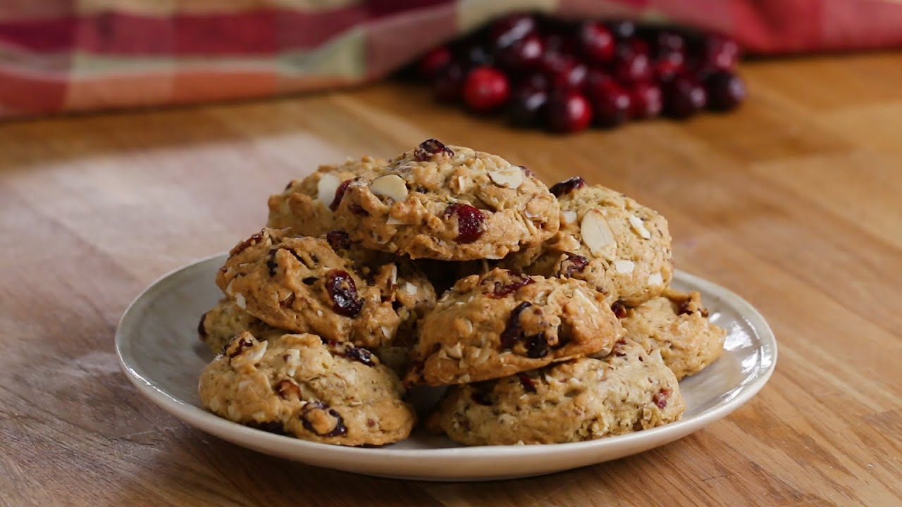 The Best Cranberry Almond Cookies To Gift To Your Friends • Holiday Cookie Countdown • Tasty