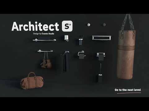 Чорне відро для ванної кімнати 5 л Cosmic Architect S+, видео 3
