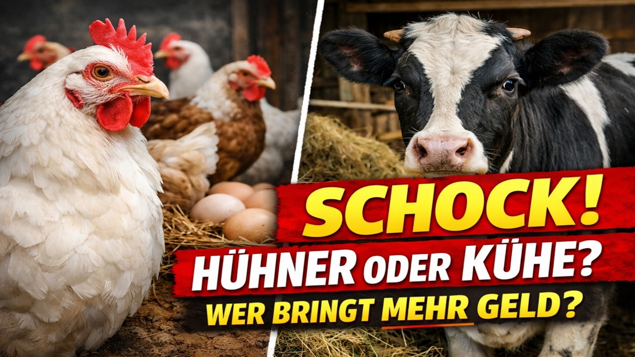 Geflügel vs. Vieh: Die brutale Wahrheit, was WIRKLICH mehr Geld bringt 🤯