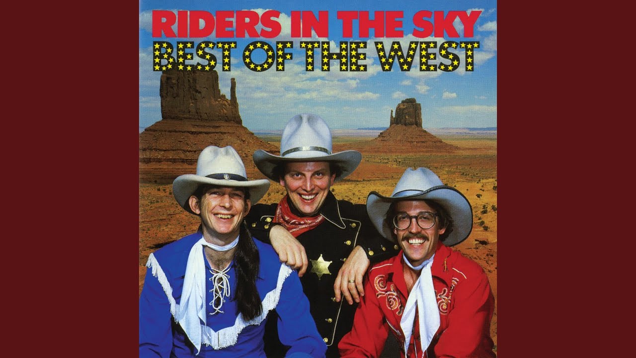 Песня про ковбоя на английском. Riders in the Sky группа. Скай ковбой. Riders in the Sky a Cowboy Legend. Woody's Roundup Riders in the Sky.