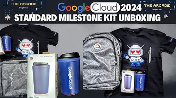 Google Cloud Arcade Standard Milestone Kit Unboxing – Exclusive Swag Inside! 🎁🚀