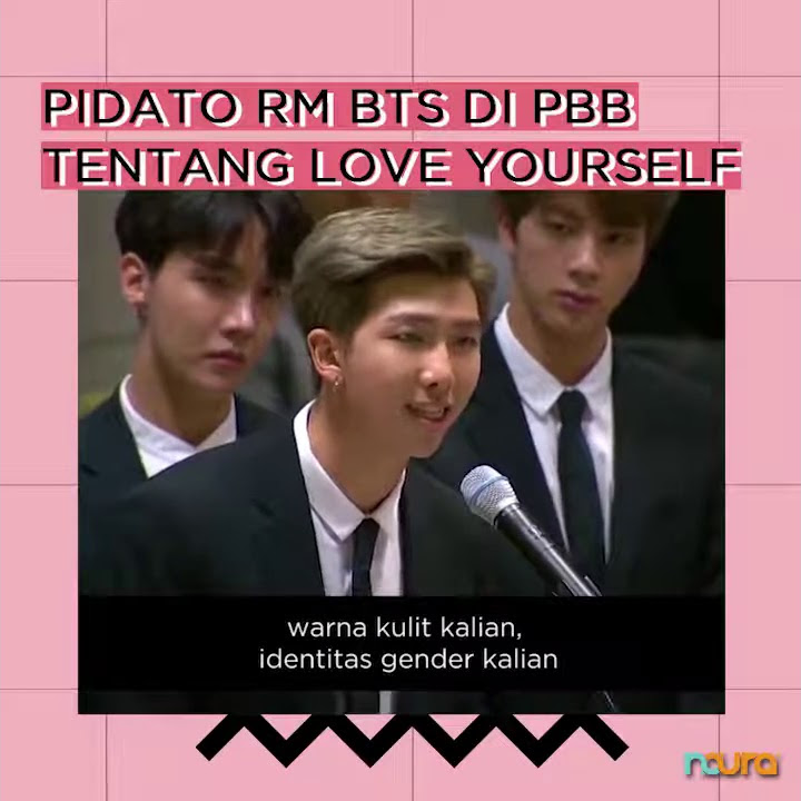 BTS - PIDATO RM DALAM PERTEMUAN MAJELIS UMUM PBB