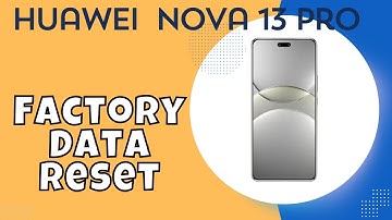 Nova 13 Pro Factory Data Reset || Hard Reset || Reset All data || Restore To Factory Settings