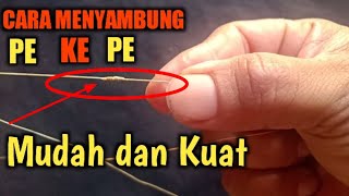 Cara Menyambung Benang Pe Ke Pe  Sangat Mudah