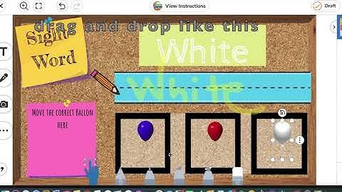 How to make a drag and drop activity in Seesaw for teachers