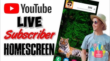 How To Add Realtime Subscriber Count To Home Screen | Hemantiyaaa