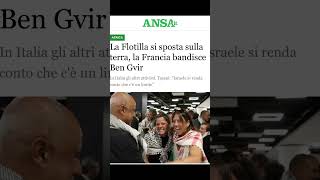 Flotilla, la Francia vieta l'ingresso sul suo territorio a Ben Gvir
