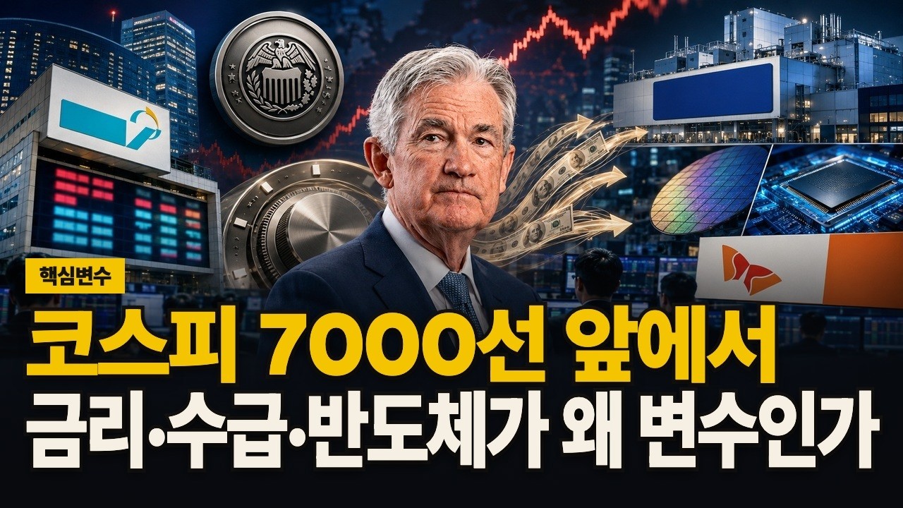 코스피 7000선 앞에서 금리·수급·반도체가 왜 변수인가 영상 썸네일