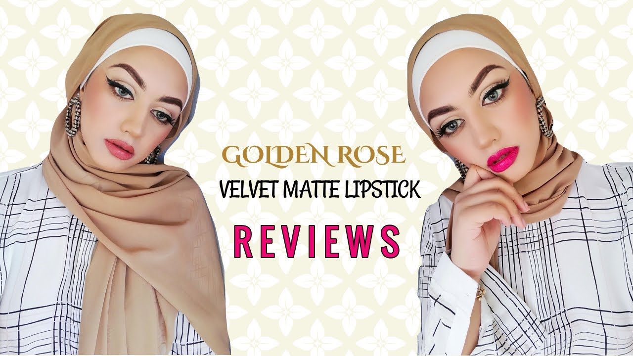 GOLDEN ROSE VELVET MATTE LIPSTICK REVIEWS