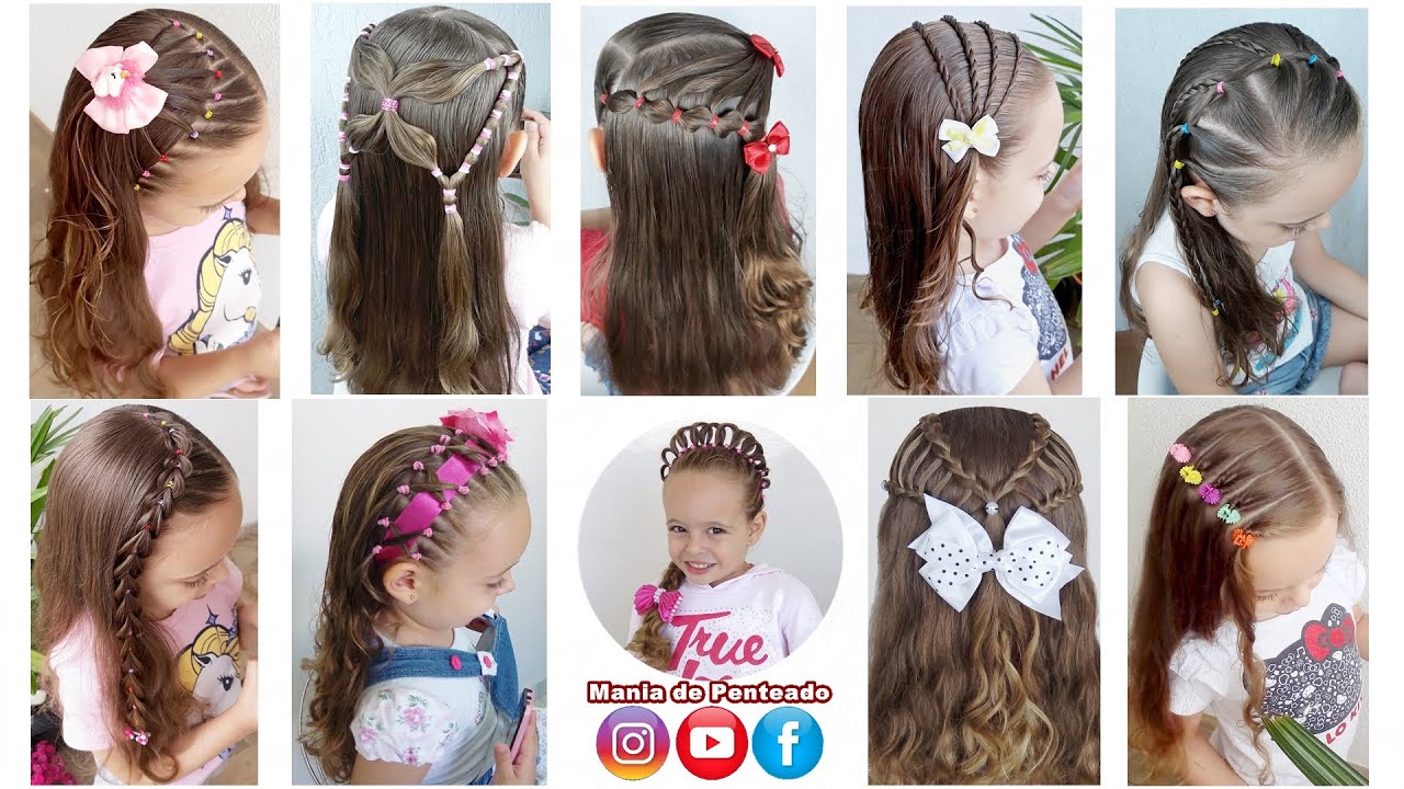 Penteados Fáceis com cabelo solto | Easy Hairstyles for Girls - thptnganamst.edu.vn