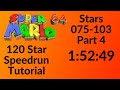 Sm64  120 star speedrun tutorial in 15249 part 4