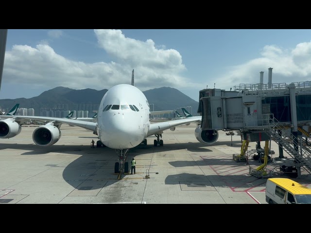 A380 at HKG