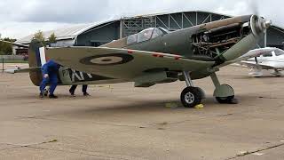 Supermarine Spitfire Merlin Engine Test Fantastic Sound