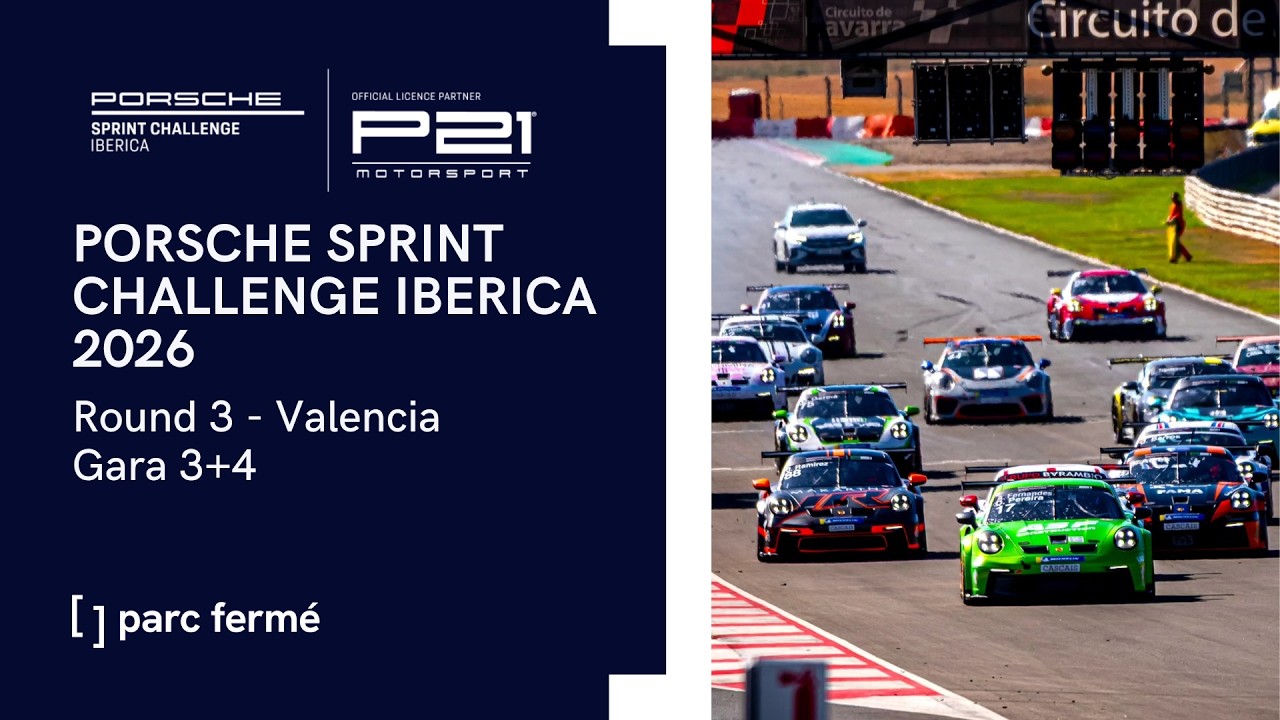 Porsche Sprint Challenge Iberica 2026 | Round 3: Valencia – Gara 3+4