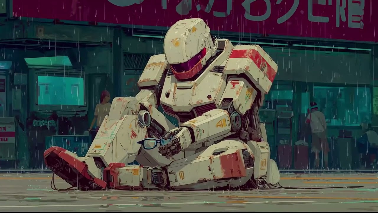 MEKAI 1995 | Synthetic Anime Night Drive from a Silent Machine