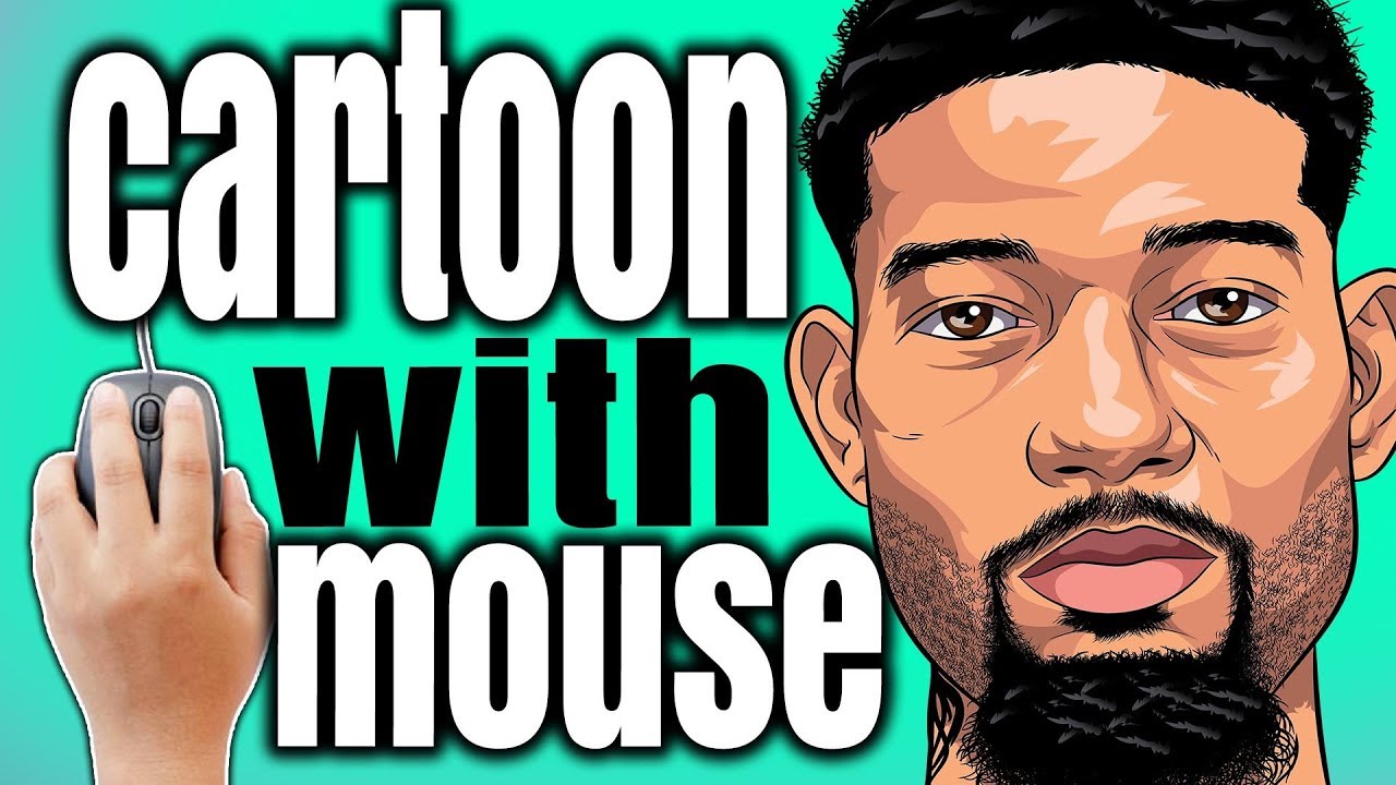 How To Cartoon Yourself With Mouse ADOBE ILLUSTRATOR YouTube