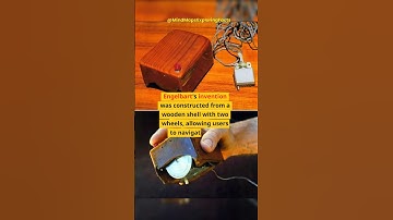 The Birth of the Computer Mouse: From Wood to Wonder #funfacts  #technology