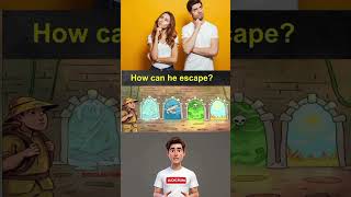 how can he escape ? #riddlechallenge