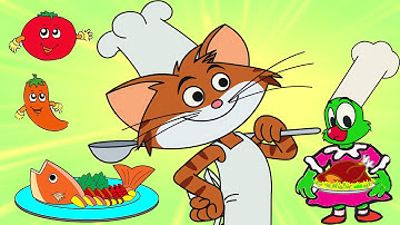 Cat & Keet |"Kings of Cooking Master Chef Cat" | Funny Cartoon Videos |Chotoonz TV