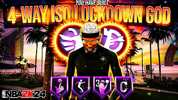 NEW BEST 4-WAY ISO LOCKDOWN BUILD IS THE BEST GUARD BUILD IN NBA 2K24! BEST LOCKDOWN PG BUILD 2K24!