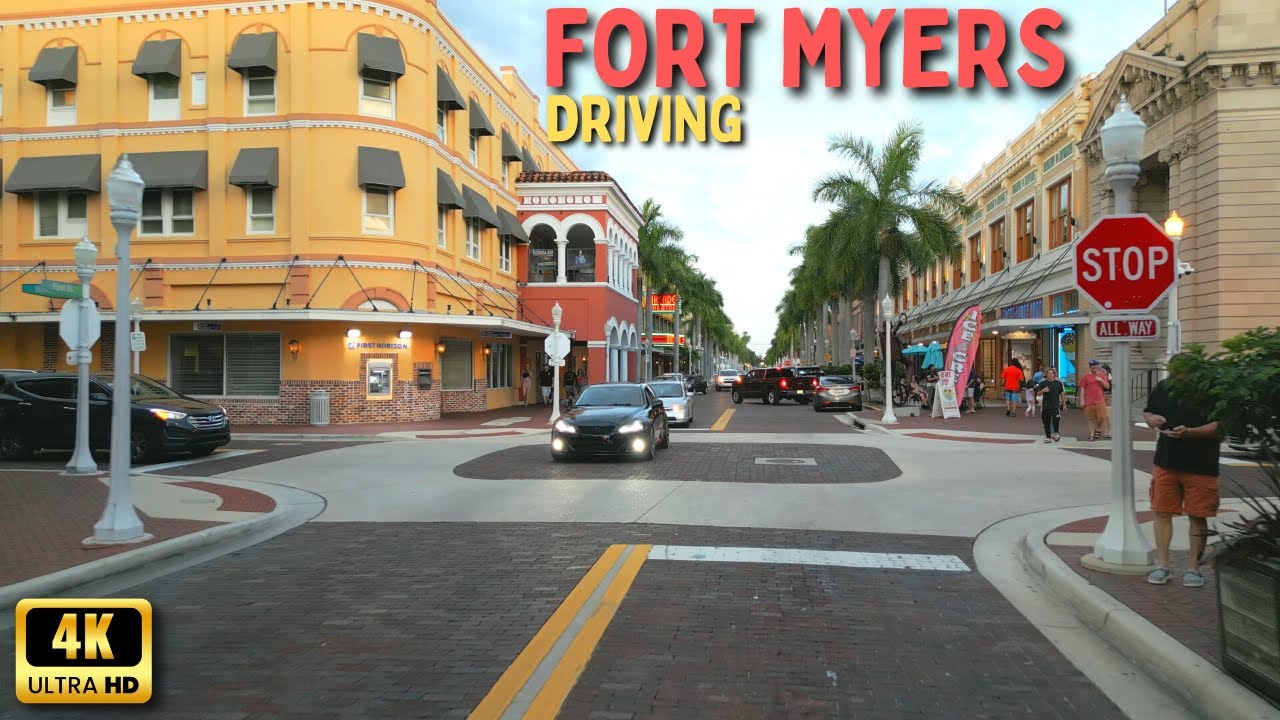 Fort Myers Florida Driving in One of the MOST BEAUTIFUL Cities in