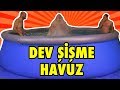 Bahçeye 15 Tonluk Şişme Havuz Aldık