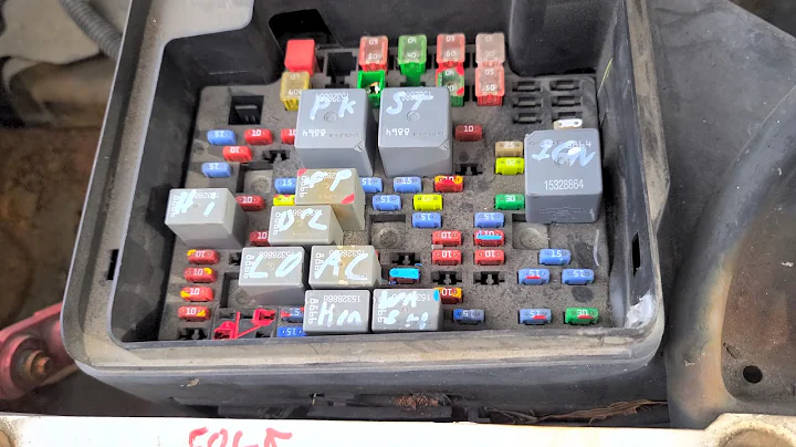 2004 GMC Sierra 1500 AC Relay, Air Conditioning Fuses & Troubleshooting