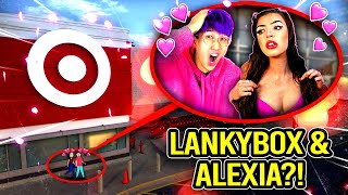 I FOUND LANKYBOX JUSTIN & HIS GIRLFRIEND ANYTHING ALEXIA KISSING AT TARGET!! (IN REAL LIFE)
