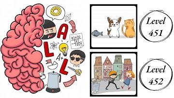 Brain Test All Star : Level 451 , 452 – How to Solve? (Walkthrough)