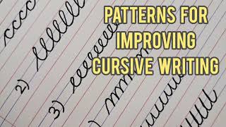 Lesson 1: pre cursive patterns, cursive writing, handwriting strokes for nursery, lkg, ukg, #pattern