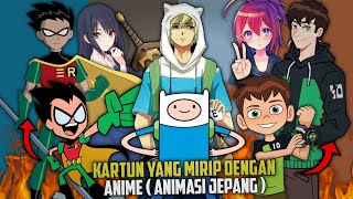 5 kartun yang mirip dengan anime !