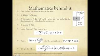 Math142 Video: Spring Analysis W/04-T12