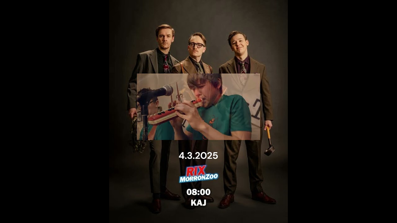 Rix MorronZoo 4.3.2025 -  KAJ bjuder på show i studion